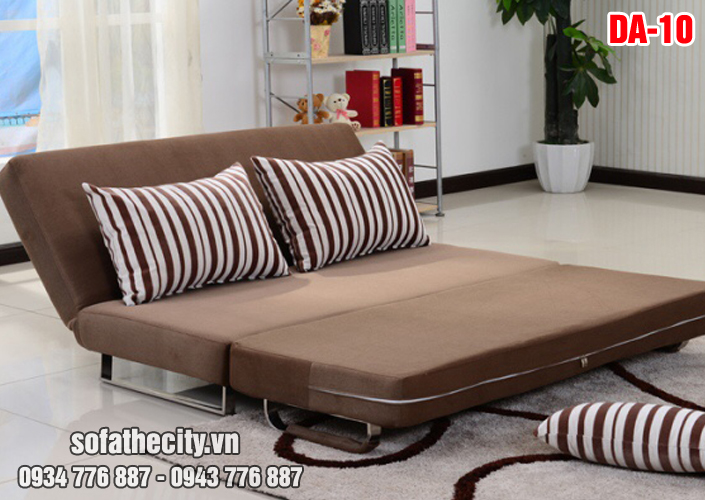 Sofa Giường Màu Nâu Sang Trọng