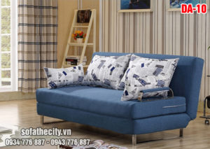 Sofa Giường Hiện Đại Màu Xanh Cực Đẹp
