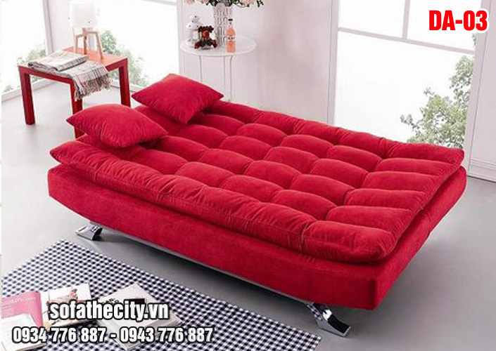 Sofa Giường Cao Cấp Giá Rẻ Màu Đỏ