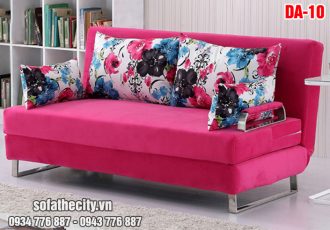 Mẫu Sofa Giường Màu Hồng Dễ Thương