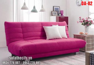 Sofa Bed Cao Cấp Màu Hồng Dễ Thương