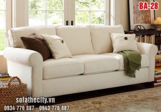 Sofa Băng Màu Kem Cao Cấp